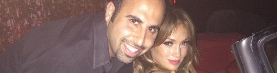 Jon Bakhshi and Jennifer Lopez at Beautique