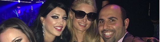 Jon Bakhshi, Paris Hilton and friends